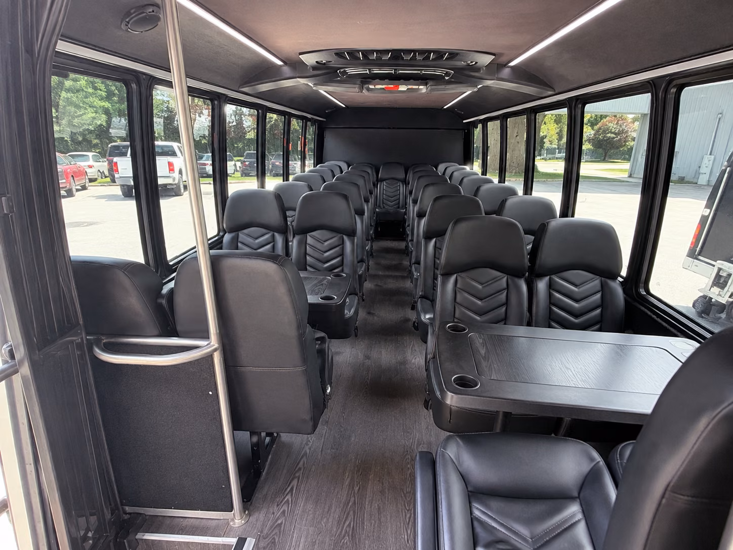 sterling heights 15 passenger minibus inside