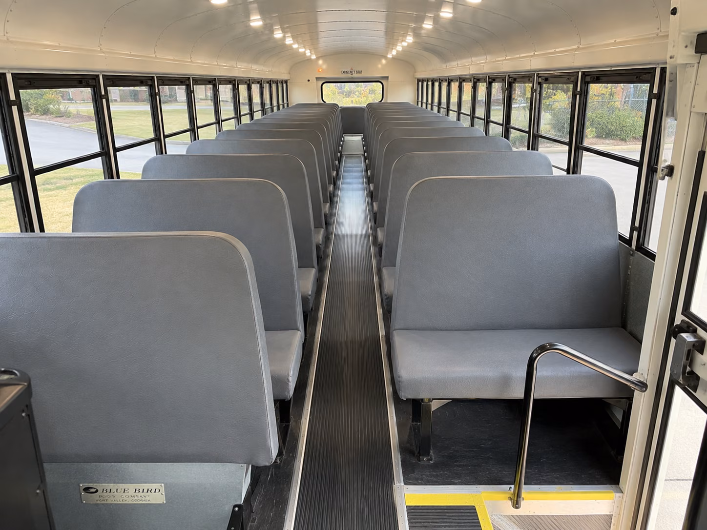 sterling heights school bus inside