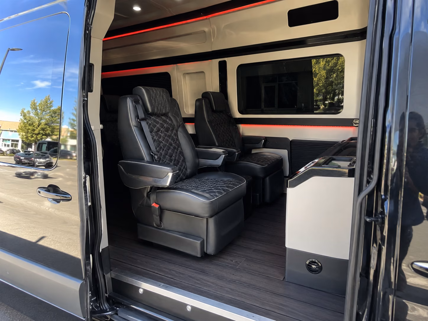 sterling heights sprinter van with driver interior